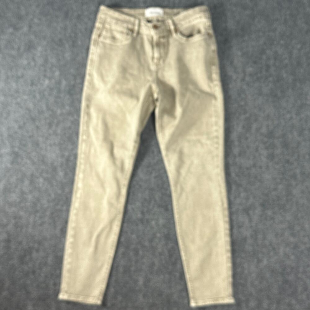 Dear John Gisele Skinny Jeans Womens 29 Gray Stretch Mid Rise Denim Pants